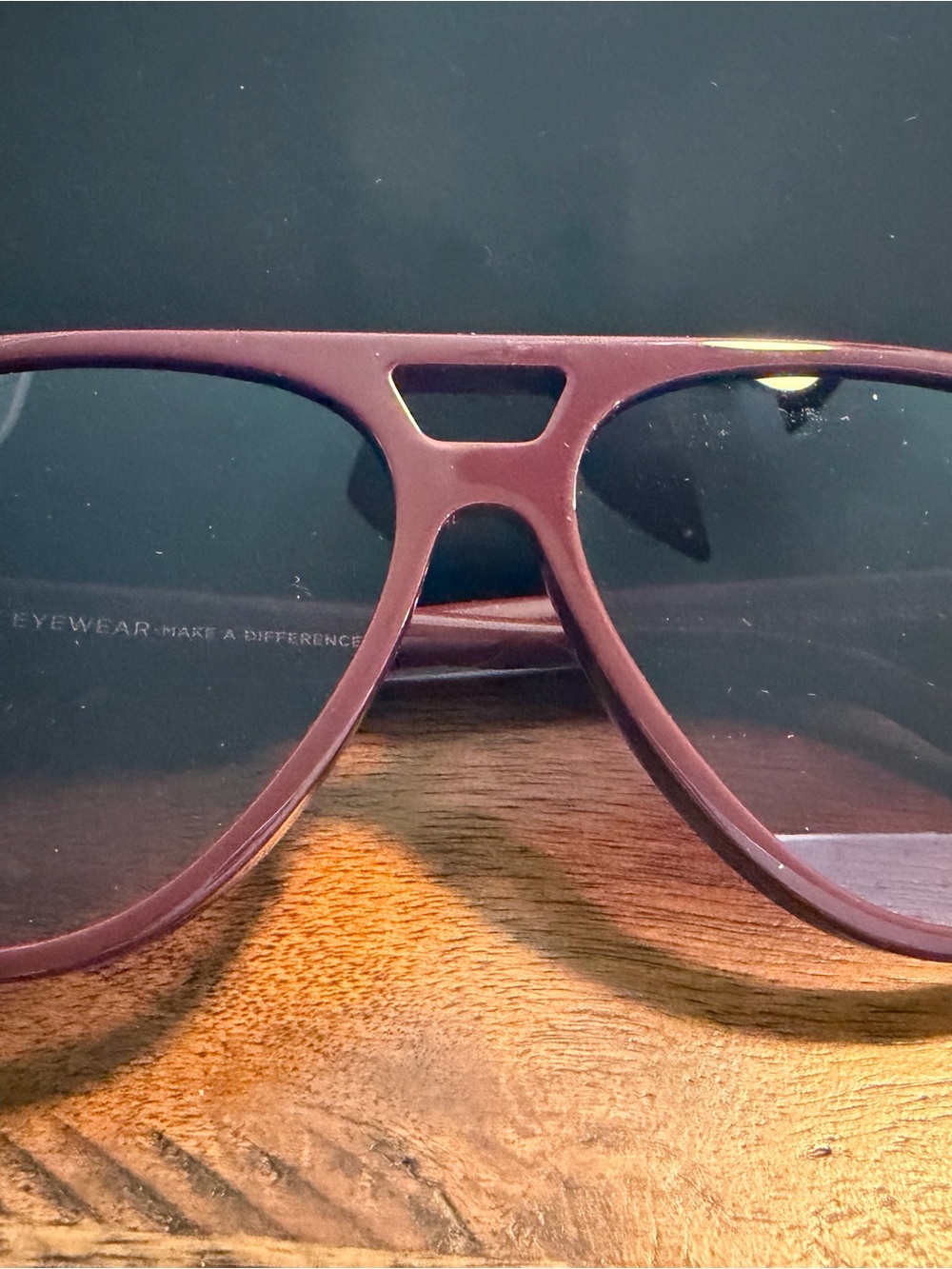 DIFF x Jessie James Decker Nash Burgundy/Maroon Aviator Sunglasses + Case